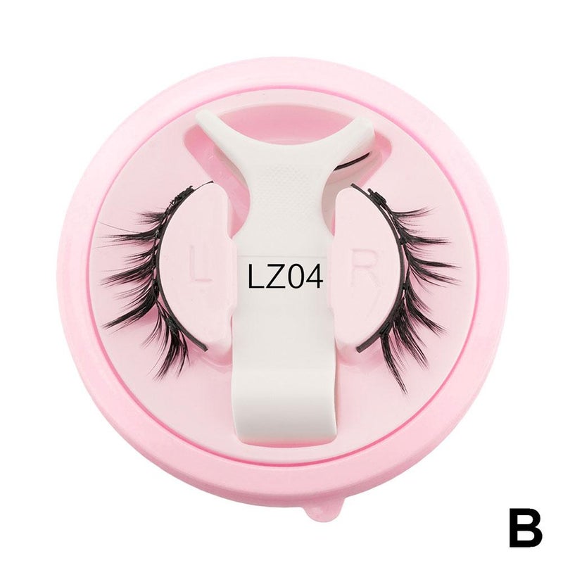 Magnetic false eyelashes, angled and crisscrossed, reusable, waterproof, natural, thick, glue-free eyelashes